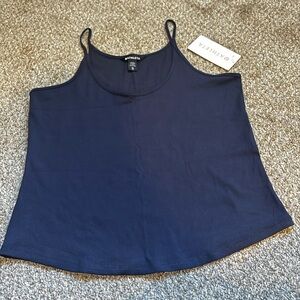 NWT Athleta navy tank top size XL